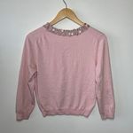 The Limited  Women S Cardigan Rosette Pink Vintage Y2K Coquette Balletcore Cottag Photo 10