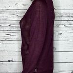 The Limited  NWT Size XL Purple Merino Wool Blend Lightweight V-Neck Sweater Top Photo 2