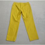 Lafayette 148 Dress Pants Women 2 30 Yellow Career Trousers Slit Hem Side Zipper Photo 1