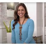 Joan Rivers New Starlet Style Beaded Flower Cluster Fringe Neutral Necklace Photo 1