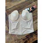 MiracleSuit NWT  Women's Beige Lift Shaping Longline Corset Bra Size 38D Photo 2