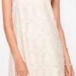 Everly NWT  Ivory Cream Sleeveless Lace Midi Dress Photo 1