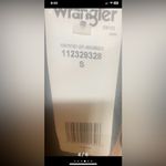 Wrangler  Long Sleeve T-Shirt. Stay Wild. Size Small Photo 3