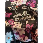 EXPRESS ‎ Women’s Black Floral Lace Dress XS Mock Neck Sleeveless Party Cocktail Photo 7