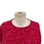 Free People Free‎ People Jessie Midi Dress Ditsy Floral Print Red Pink Size 4 Photo 4