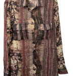 Alberto Makali  Multicolor Animal Print Button-Up Shirt Photo 0