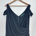 Ralph Lauren Lauren Size 18 Wide Leg Jumpsuit Stretch Jersey Knit Cocktail Hour Photo 5