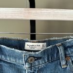 Abercrombie & Fitch Curve Love Mom Short Mid Rise Denim Cut Off 14 Photo 1