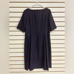 Brooks Brothers Wool Plum Colored A-Line Career Dress Size 12 Ing. Loro Piana C. Photo 4