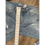 7 For All Mankind 7 Seven For All Mankind High Waist Ankle Skinny Jeans Size 7 Raw Hem Distressed Photo 5