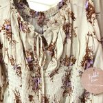 Boho Long Sleeved Print Blouse L Size L Photo 1
