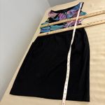 Connected Apparel  Sheath Dress Women's 14 Black Floral Top Sleeveless Back Zip Photo 9