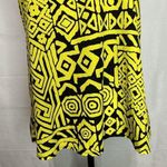 YA Los Angeles  Womens Yellow Black Scoop Neck Low Back Tank Top Sz M Photo 3
