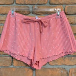 LC Lauren Conrad Intimates Polka Dot Waffle Knit Pink - Size XS Pajama Shorts Photo 0