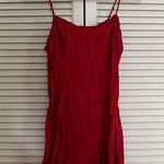 Victoria's Secret Elegant Red Spaghetti Strap Dress Photo 0