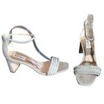 Badgley Mischka  Rose Gold Glitter Heels Photo 1
