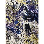 Alberto Makali Alberto Mikali Abstract Print Beaded Short Sleeve Top Size Small NWT Photo 7