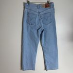 Levi's  Blue ribcage straight ankle Jeans with Vintage-Inspired Style size 31x27 Photo 9