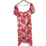 WAYF  Felicity Floral Print Midi Dress‎ Size Large Photo 3