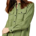 Outerknown Chroma Blanket Shirt Dress Green Medium Photo 2