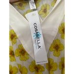 Cosabella  Mare Sunflower Printed Silk Hoodie Dress Size Medium M BEACH VACATION Photo 4