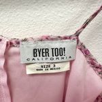 Vintage Y2K Byer Too! Floral Chiffon Slip Dress Pink Size‎ 3 Size 2 Photo 2
