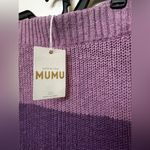 Show Me Your Mumu NWT Revolve  Pippa Sweater Skirt in Sunset Stripe Knit SZ S Photo 3