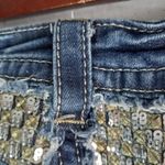 Miss Me 31x33 Signature Rise Boot Dark Wash Bling Flap Pocket Denim Jeans Photo 3