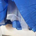 Vtg Y2K Beaded Gown Dress Sz 11/12 Fairycore Mesh Dreamy Ethereal Mermaidcore Blue Photo 11