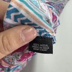 Tolani‎ Dress Womens Small Geometric Boho Short Sleeve India Shift Mini Photo 4