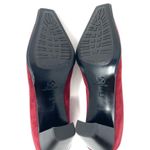 Joan & David brick red suede heels, NWOT, made in Italy, size 8 Photo 12