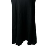 Eileen Fisher  Black 100% Organic Linen Sleeveless Midi Dress Minimalist MP Photo 3