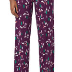Hue Brand New  Women's Size XL Pickled Beet Purple Christmas Holiday Pajama Pants Photo 0