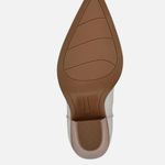 Nine West NEW $159 Puzz Western Booties Silver Metallic Photo 3