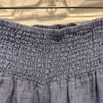 Sigrid Olsen  Women’s Blue‎ Pull On Wide Leg 100% Linen Pants Large Lagenlook Photo 2