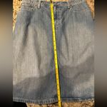 Ralph Lauren Vintage  Denim Knee Skirt Sz 6 Stonewash Jeans Polo Straight Pencil Photo 7
