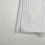 French Connection New Womens White Blue Pinstripe Tailored Fit Shorts US 0 Photo 2