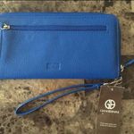Genuine Leather Wallet Blue Photo 1