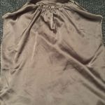 Rachel Zoe Tan/light brown silky sleeveless blouse Photo 2