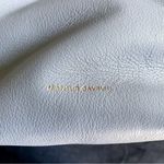 Mansur Gavriel Bag Mini Bloom Tumbled Leather Pouch Crossbody Stone NWOT Gray Photo 5