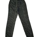 EXPRESS Size 2 Ankle High Rise Tie Belt Waist Black White Print Pants Photo 1