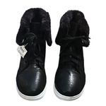 Airwalk Faux Fur Trim Lace Up Sneakers Photo 1
