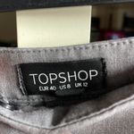 Topshop  Gray Ankle Pants Trousers Size 8 EUC #6228 Photo 2
