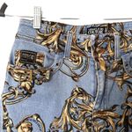 Versace ‎ JEANS COUTURE Regalia Baroque Printed Jeans Photo 3