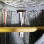 Free People New Spring Love Tunic Top Womens S Blue Striped Button Front Beachy Photo 5