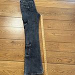 True Religion  Becca Low Rise Bootcut Cargo Jeans Black Wash Size 29 Photo 5