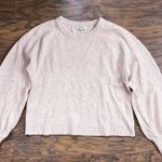 Madewell • Gladwell Balloon-Sleeve Pullover Sweater Rose pink alpaca puff sleeve Photo 1