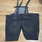Free People  dark gray wash overalls size small Photo 3