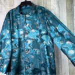 Rising Phoenix Kimono Shirt Jacket 3/4 Sleeves with Loop Over Buttons Gold Size 2X Photo 2