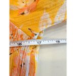 Unique spectrum Women’s  Yellow Floral Boho Peasant Top Size S Photo 3